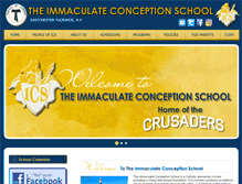 Tablet Screenshot of icschoolonline.org